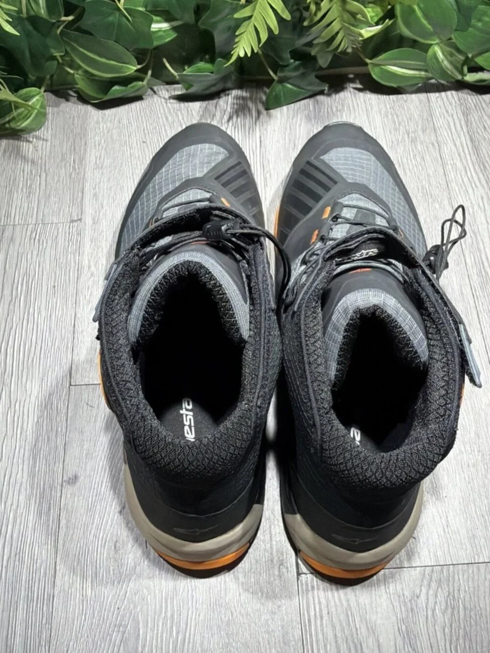 MENS ALPINESTARS CR-X DRYSTAR RIDING SHOES BLACK HONDA EDITION DIRTBIKE 12 EUC